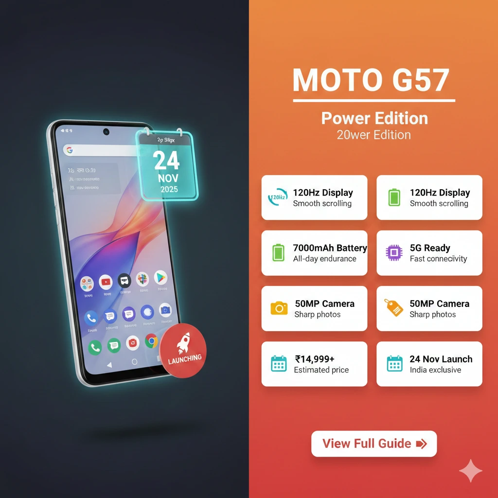 Moto G57 release date in India 2025 official timeline