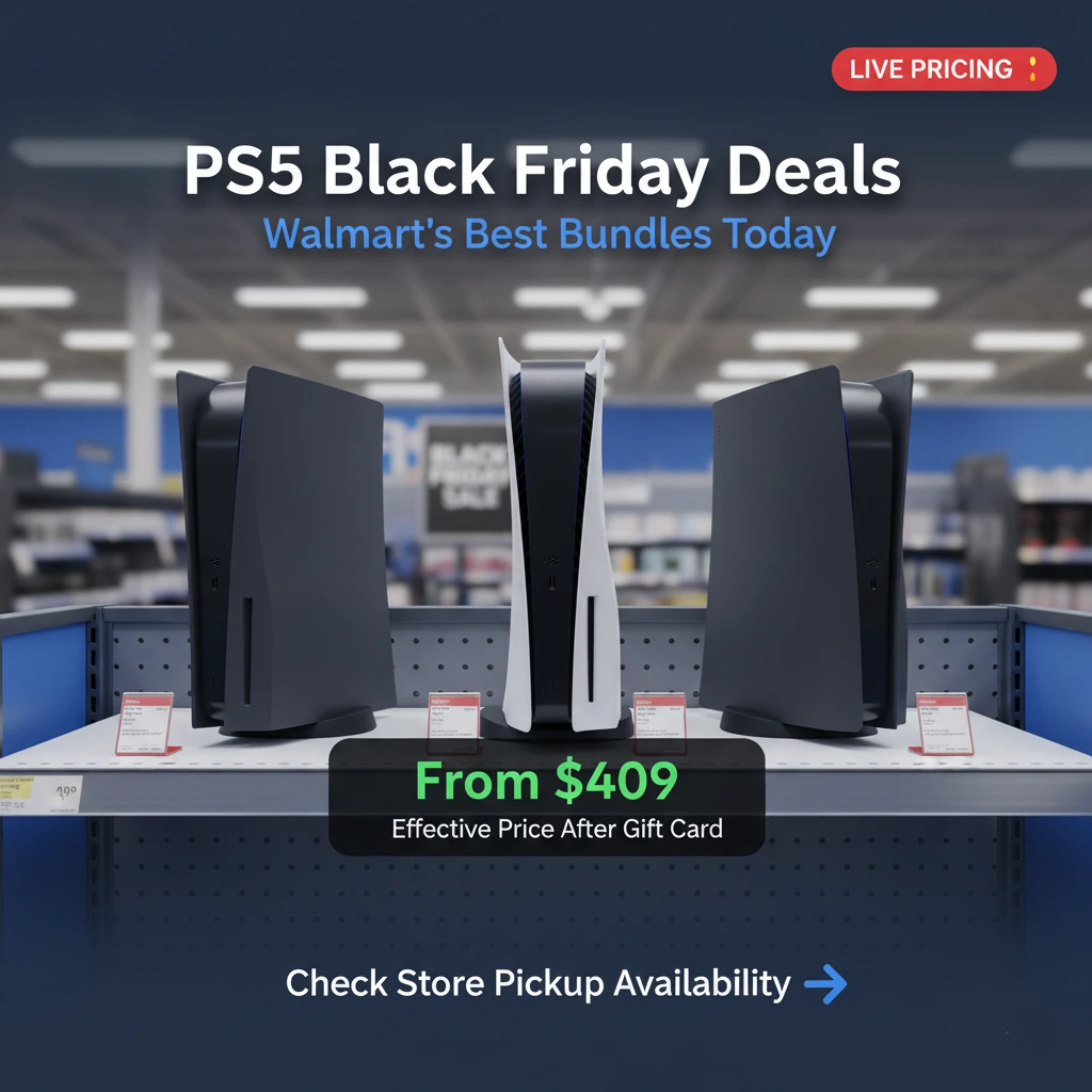 PS5 Black Friday Deals Walmart — Live Tracker (2025)