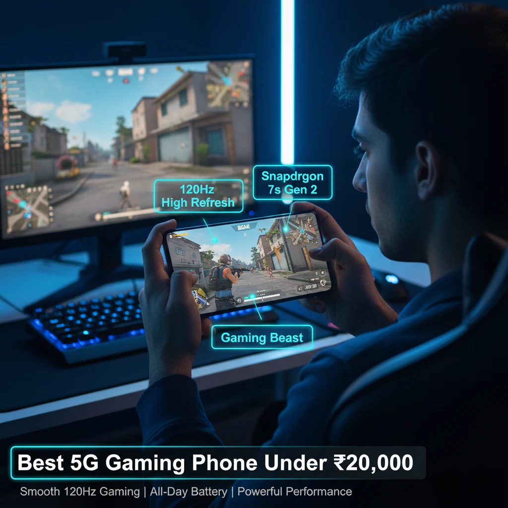 best gaming phone under 20000 in India for BGMI and COD Mobile gameplay