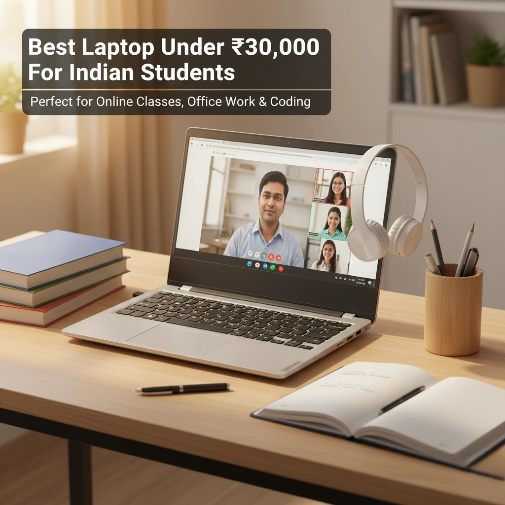 best laptop under 30000 study setup for Indian students