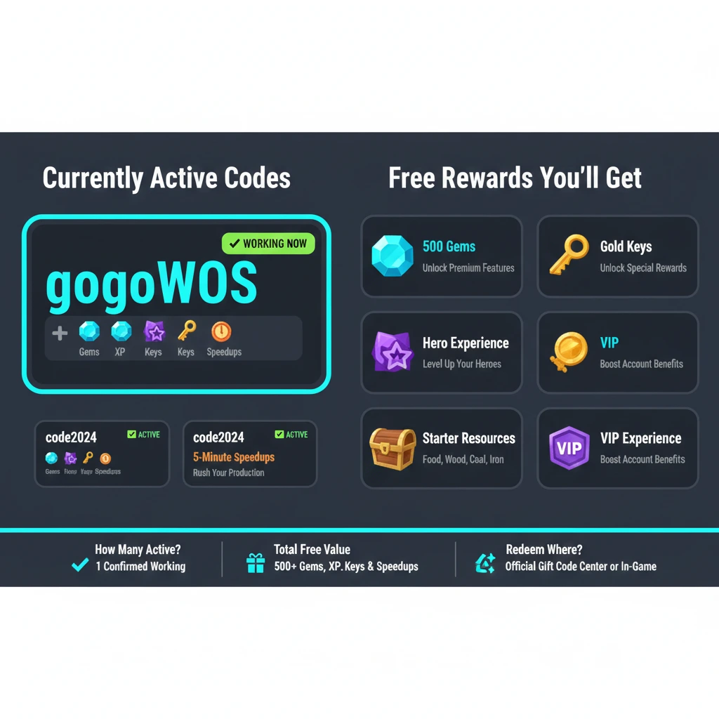 Whiteout Survival working codes list and free rewards collage
