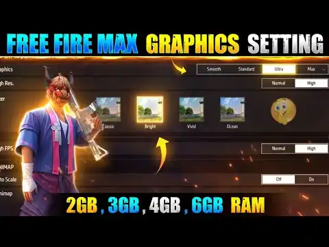 Free Fire MAX best graphics and FPS settings menu in-game