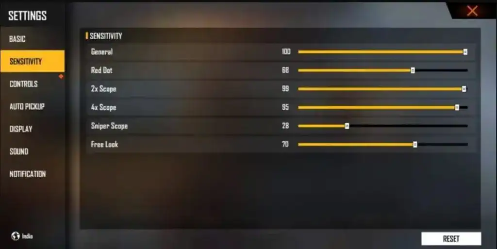 free fire MAX sensitivity settings 2026 - HUD layout and fire button placement Android