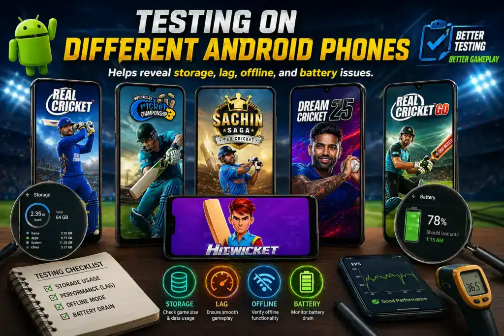 cricket games for android tested on low end and mid range phones