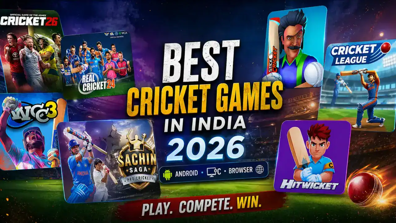 Best cricket games in India for Android, PC, console, browser, online and offline play.