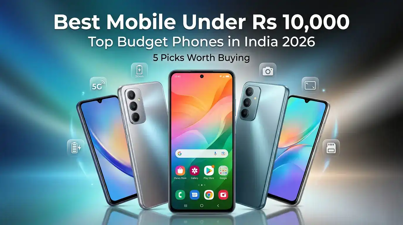 Mobile Under 10000 in India 2026: 5 Phones Worth Buying