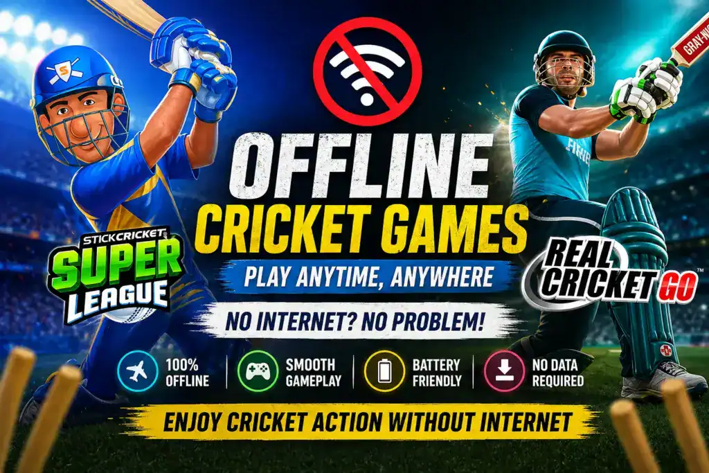 offline cricket games for android no internet test
