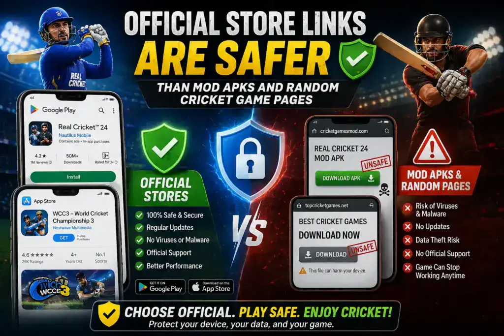 safe cricket game app download tips for Android