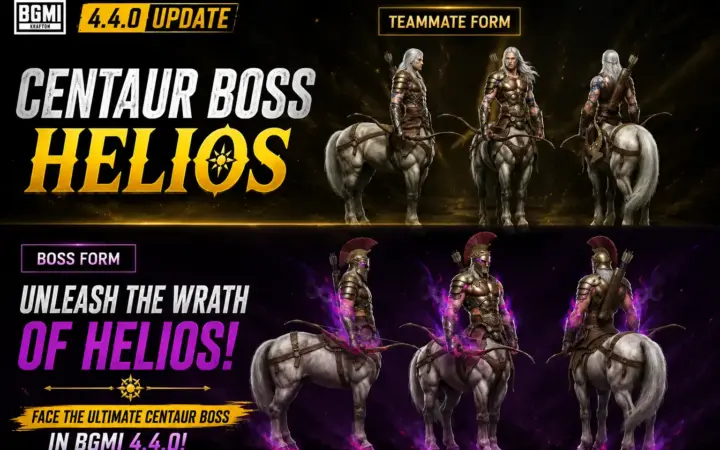 bgmi 4.4 centaur boss helios