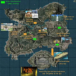 BGMI 4.5 update Naruto Erangel map with Leaf Village and key locations