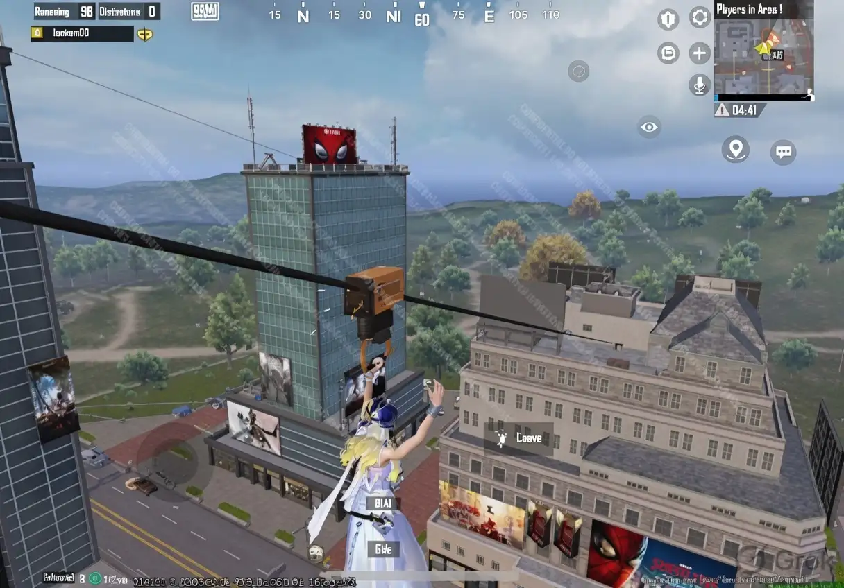 BGMI 4.5 update Spider-Man Brand New Day Skyline Plaza zipline